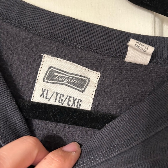 American Eagle Tailgate Women's Clemson Tigers Tipped Raw Hem Sweatshirt - Picture 4 of 4